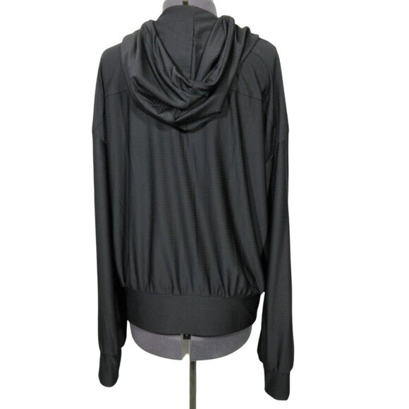 GRRRL Clothing women's crop relaxed‎ fit full zip athletic hoodie sweatshirt Ali - Picture 4 of 14